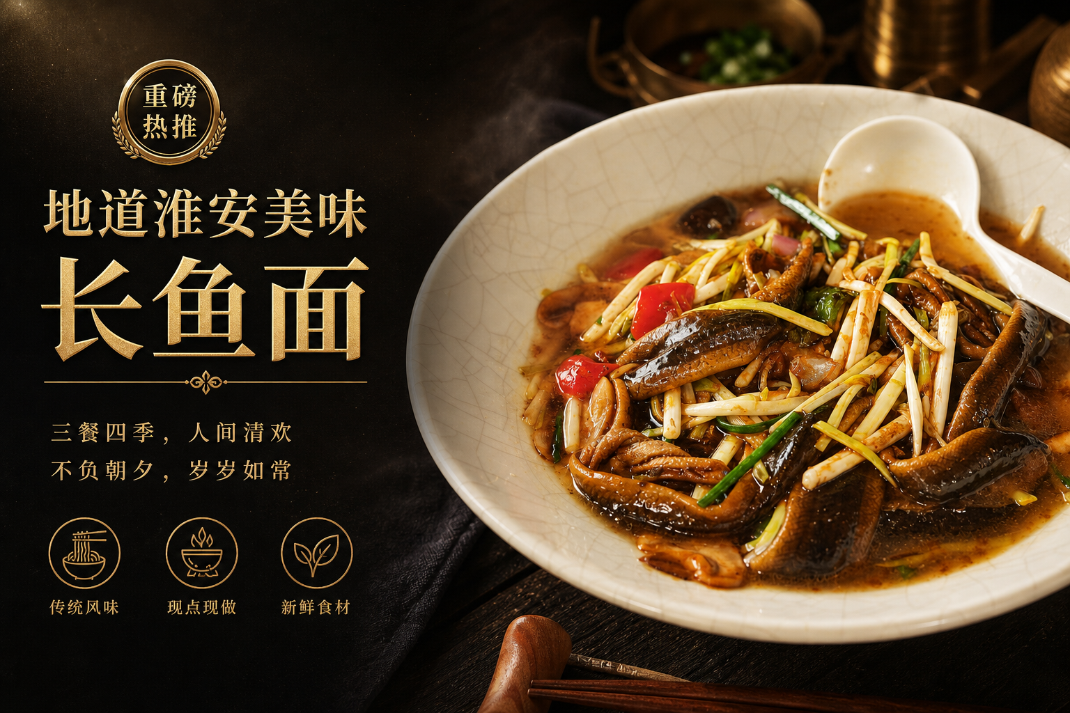 金色大气·长鱼面淮安风味封面